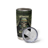 Veterans Day Tumbler Cup War Never Leaves A Veteran Proud Military LT9 - Polynesian Pride