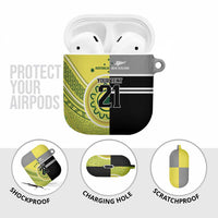 Custom Cricket AUNZ Spirit AirPods Case Aussie New Zealand Retro Edition LT9 - Polynesian Pride