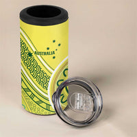 Custom Cricket AUNZ Spirit 4 in 1 Can Cooler Tumbler Aussie New Zealand Retro Edition - Polynesian Pride