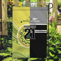 Custom Cricket AUNZ Spirit Garden Flag Aussie New Zealand Retro Edition - Polynesian Pride