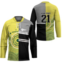 Custom Cricket AUNZ Spirit Hockey Jersey Aussie New Zealand Retro Edition - Polynesian Pride