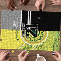 Custom Cricket AUNZ Spirit Puzzle Aussie New Zealand Retro Edition - Polynesian Pride
