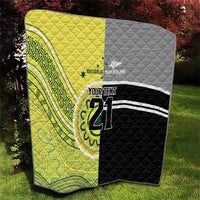 Custom Cricket AUNZ Spirit Quilt Aussie New Zealand Retro Edition - Polynesian Pride
