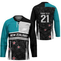 Custom NZ Cricket Pride Hockey Jersey Silver Fern Fan Supporter Apparel LT9 - Polynesian Pride
