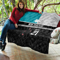 Custom NZ Cricket Pride Quilt Silver Fern Fan Supporter Apparel - Polynesian Pride