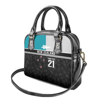 Custom NZ Cricket Pride Shoulder Handbag Silver Fern Fan Supporter Apparel LT9 - Polynesian Pride