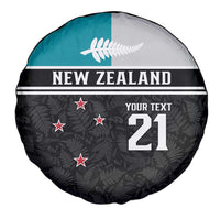 Custom NZ Cricket Pride Spare Tire Cover Silver Fern Fan Supporter Apparel - Polynesian Pride