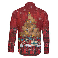 Funny Kiwi Bird Xmas Tree Family Matching Puletasi and Hawaiian Shirt New Zealand Tribal Christmas Spirit - Polynesian Pride