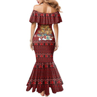 Funny Kiwi Bird Xmas Tree Mermaid Dress New Zealand Tribal Christmas Spirit - Polynesian Pride