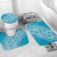 Hawaii Breadfruit Palaka Bathroom Set Polu Maile Lei - Polynesian Pride