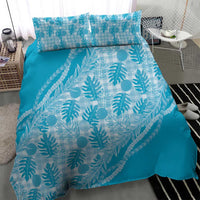 Hawaii Breadfruit Palaka Bedding Set Polu Maile Lei - Polynesian Pride