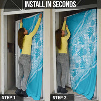 Hawaii Breadfruit Palaka Door Cover Polu Maile Lei LT9 - Polynesian Pride