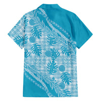 Hawaii Breadfruit Palaka Family Matching Mermaid Dress and Hawaiian Shirt Polu Maile Lei LT9 - Polynesian Pride