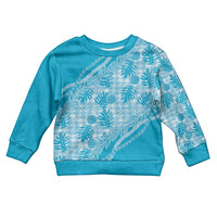 Hawaii Breadfruit Palaka Kid Ugly Christmas Sweater Polu Maile Lei - Polynesian Pride