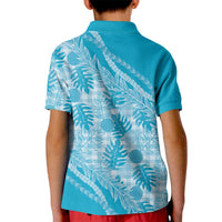 Hawaii Breadfruit Palaka Kid Polo Shirt Polu Maile Lei LT9 - Polynesian Pride