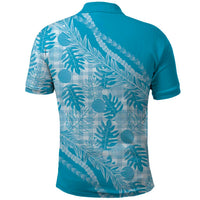 Hawaii Breadfruit Palaka Polo Shirt Polu Maile Lei LT9 - Polynesian Pride