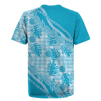 Hawaii Breadfruit Palaka Rugby Jersey Polu Maile Lei LT9 - Polynesian Pride