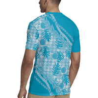 Hawaii Breadfruit Palaka Rugby Jersey Polu Maile Lei LT9 - Polynesian Pride