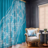 Hawaii Breadfruit Palaka Window Curtain Polu Maile Lei - Polynesian Pride