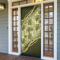 Hawaii Breadfruit Palaka Door Cover Omaomao Maile Lei LT9 - Polynesian Pride
