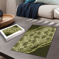 Hawaii Breadfruit Palaka Puzzle Omaomao Maile Lei LT9 - Polynesian Pride