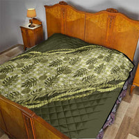 Hawaii Breadfruit Palaka Quilt Omaomao Maile Lei - Polynesian Pride