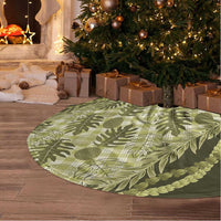 Hawaii Breadfruit Palaka Tree Skirt Omaomao Maile Lei LT9 - Polynesian Pride