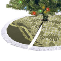 Hawaii Breadfruit Palaka Tree Skirt Omaomao Maile Lei LT9 - Polynesian Pride