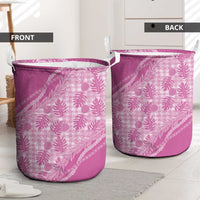 Hawaii Breadfruit Palaka Laundry Basket Omaomao Ulaula Maile Lei LT9 - Polynesian Pride