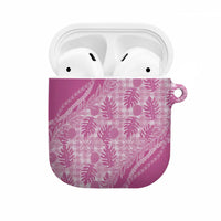 Hawaii Breadfruit Palaka AirPods Case Omaomao Ulaula Maile Lei - Polynesian Pride