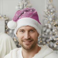 Hawaii Breadfruit Palaka Christmas Santa Hat Omaomao Ulaula Maile Lei - Polynesian Pride