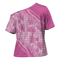 Hawaii Breadfruit Palaka Cross Shoulder Shirt Omaomao Ulaula Maile Lei LT9 - Polynesian Pride