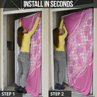 Hawaii Breadfruit Palaka Door Cover Omaomao Ulaula Maile Lei LT9 - Polynesian Pride