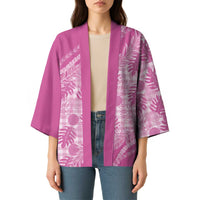 Hawaii Breadfruit Palaka Kimono Omaomao Ulaula Maile Lei LT9 - Polynesian Pride