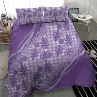 Hawaii Breadfruit Palaka Bedding Set Poni Maile Lei - Polynesian Pride
