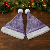 Hawaii Breadfruit Palaka Christmas Santa Hat Poni Maile Lei - Polynesian Pride