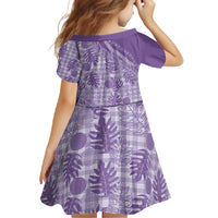 Hawaii Breadfruit Palaka Family Matching Long Sleeve Bodycon Dress and Hawaiian Shirt Poni Maile Lei - Polynesian Pride