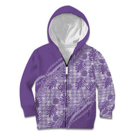 Hawaii Breadfruit Palaka Kid Hoodie Poni Maile Lei - Polynesian Pride