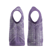 Hawaii Breadfruit Palaka Christmas Knitted V-Neck Vest Poni Maile Lei - Polynesian Pride