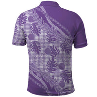 Hawaii Breadfruit Palaka Polo Shirt Poni Maile Lei LT9 - Polynesian Pride