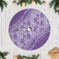 Hawaii Breadfruit Palaka Tree Skirt Poni Maile Lei LT9 Casual Purple - Polynesian Pride