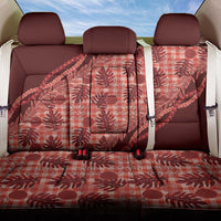 Hawaii Breadfruit Palaka Back Car Seat Cover Ulaula Maile Lei LT9 One Size Red - Polynesian Pride