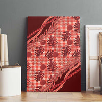 Hawaii Breadfruit Palaka Canvas Wall Art Ulaula Maile Lei LT9 - Polynesian Pride
