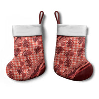 Hawaii Breadfruit Palaka Christmas Stocking Ulaula Maile Lei - Polynesian Pride