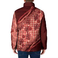 Hawaii Breadfruit Palaka Padded Jacket Ulaula Maile Lei LT9 - Polynesian Pride