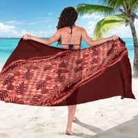 Hawaii Breadfruit Palaka Sarong Ulaula Maile Lei - Polynesian Pride
