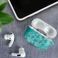 Hawaii Breadfruit Palaka AirPods Case Polu Opal Maile Lei LT9 - Polynesian Pride