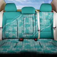 Hawaii Breadfruit Palaka Back Car Seat Cover Polu Opal Maile Lei LT9 One Size Turquoise - Polynesian Pride
