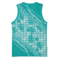 Hawaii Breadfruit Palaka Basketball Jersey Polu Opal Maile Lei LT9 - Polynesian Pride