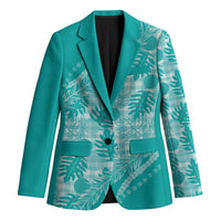 Hawaii Breadfruit Palaka Blazer Polu Opal Maile Lei - Polynesian Pride